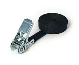 Todas Cinta de amarre - 800kg - 5m - 25mm - de 1 parte - Tensor - Negro - 5uds
