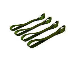 Todos los accesorios Cintas con 2 gazas - 1,2T - 32cm - 25mm - Verde Kaki - 4uds