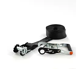 4T/5T/Ergo - Sin fin Cinta de amarre - 5T - 50mm - de 1 parte - Tensor desmontable - Negro + Etiqueta propia 4T/5T/Ergo - Sin fin Cinta de amarre - 5T - 50mm - de 1 parte - Tensor desmontable - Negro + Etiqueta propia