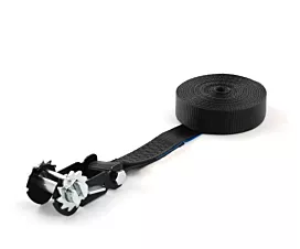 Cintas 35mm - Hechas a medida Cinta de amarre - 2,5T - 35mm - de 1 parte - con base para tensor - Negro + etiqueta propia Cintas 35mm - Hechas a medida Cinta de amarre - 2,5T - 35mm - de 1 parte - con base para tensor - Negro + etiqueta propia