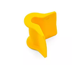 Todas las cantoneras Cantonera para barriles - 37,5 x 52 x 61,5mm - Amarillo