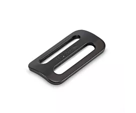 Todo - Hardware negro Hebilla deslizante - Ligeramente curvada - 50mm - Negra