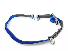Todas Cinta de amarre porta coches -50mm - 5T - 2,4m+0,3m - Ganchos giratorios + Funda antideslizante