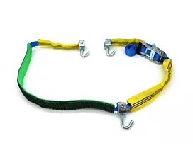 Todas Cinta de amarre porta coches -35mm - 2,5T - 2,7m+0,3m - Ganchos giratorios + Funda antideslizante