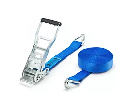 Todas Cinta de amarre - ERGO 5T - 9m - 50mm - de 2 partes - ganchos cerrados - Azul - STF500