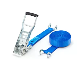 5T - Ergo Cinta de amarre - ERGO 5T - 9m - 50mm - de 2 partes - ganchos abiertos - Azul 5T - Ergo Cinta de amarre - ERGO 5T - 9m - 50mm - de 2 partes - ganchos abiertos - Azul