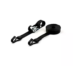 Todas Cinta de amarre - 2,5T - 35mm - de 2 partes - base para tensor desmontable - Negro + etiqueta propia